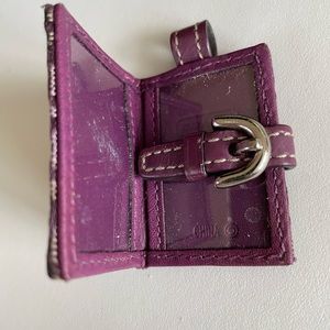 Genuine, Coach keychain photo locket